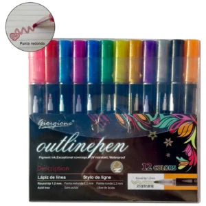 MARCADORES G-OL-12 OUTLINER A VALVULA X12