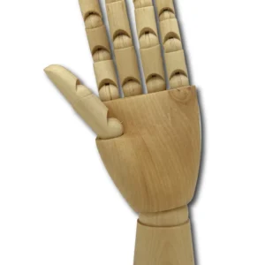MANO ARTICULADA MADERA 25CM